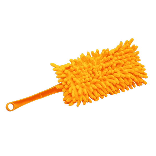 CEPILLO MICROFIBRA LAMPAZO MANGO PLÁSTICO NARANJA