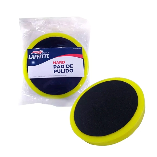 PAD DE PULIDO ESPUMA HARD AMARILLO 5 PULGADAS