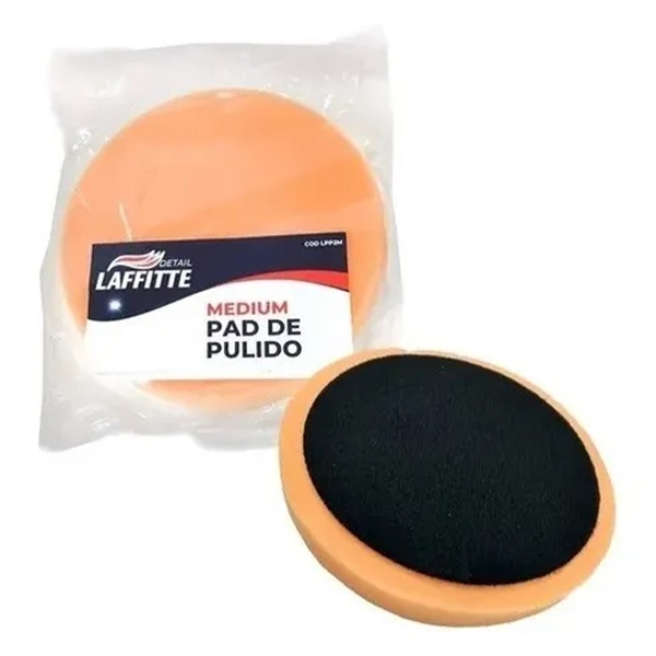PAD DE PULIDO ESPUMA INTERMEDIO NARANJA 5 PULGADAS