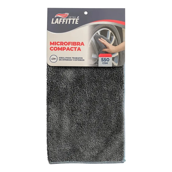 PAÑO DE MICROFIBRA COMPACTO 40x40 CM GRIS
