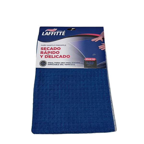 PAÑO DE MICROFIBRA WAFLE PINEAPPLE 60x40 CM AZUL