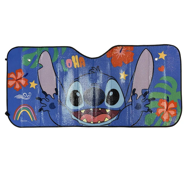 CORTINA DISNEY PARABRISA METALIZADA STITCH 130X60CM