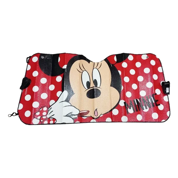 CORTINA PARABRISA METALIZADA MINNIE 150X70CM