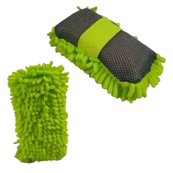 ESPONJA DE MICROFIBRA VERDE