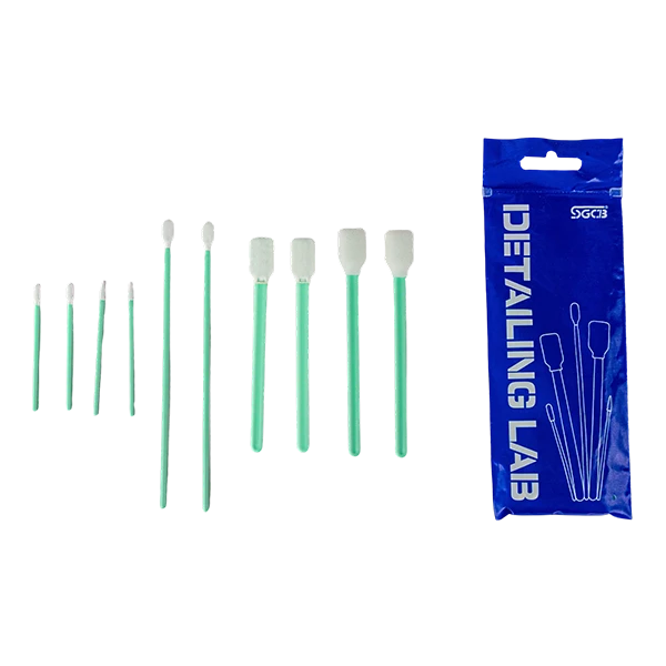 Kit de herramientas de limpieza con hisopos de espuma