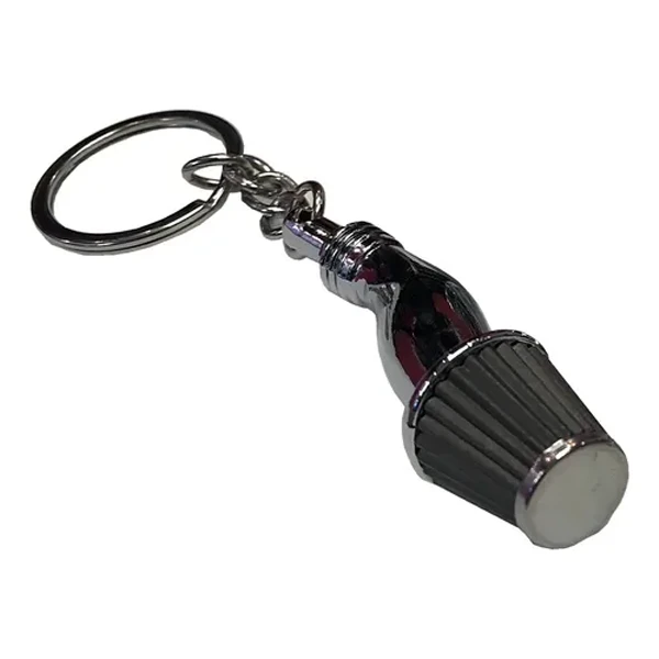 LLAVERO TUNING MOTIVO FILTRO DEPORTIVO NEGRO