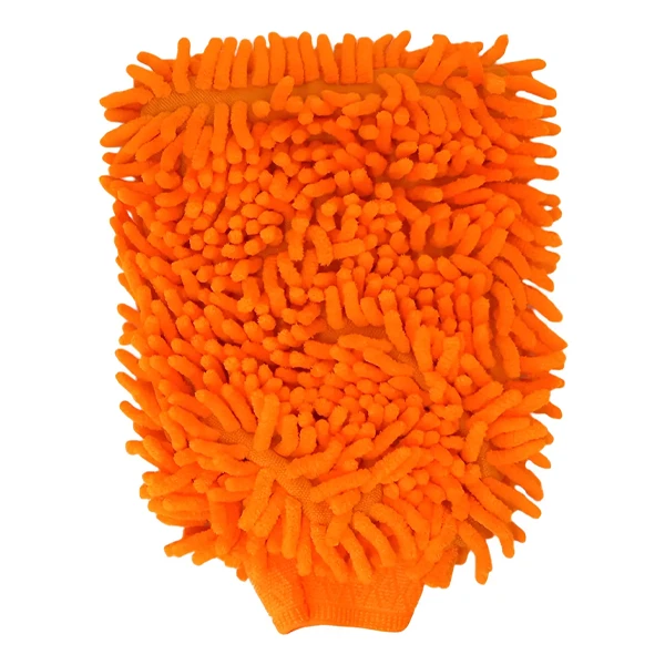 MANOPLA DE MICROFIBRA NARANJA