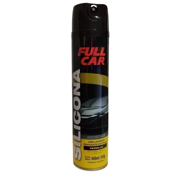 silicona en aerosol INTERIOR vainilla 440CC