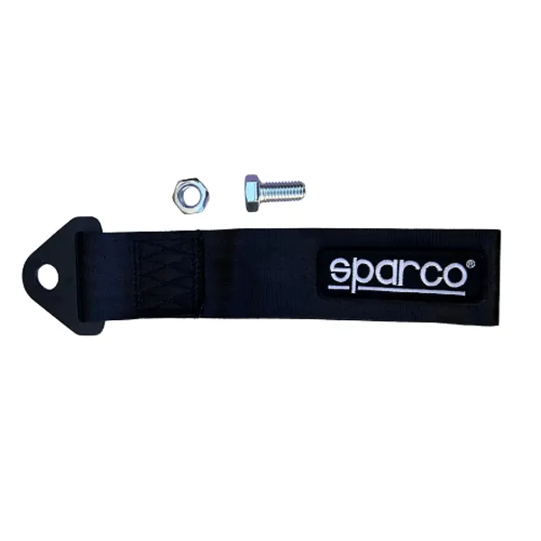 Cinta de Remolque Sparco Negra