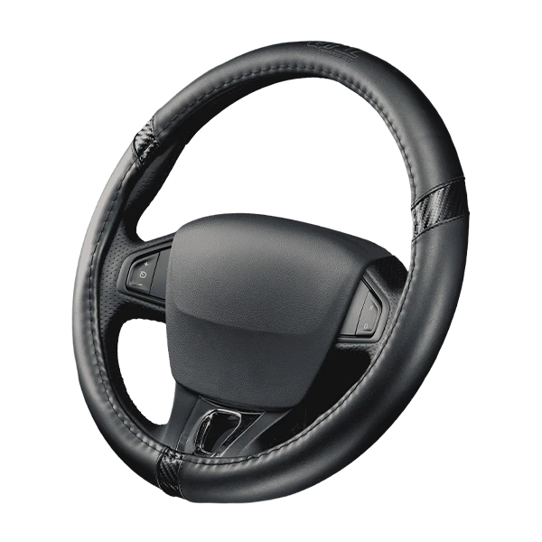 CUBRE VOLANTE AUTO 37-39 NEGRO-CARBÓN