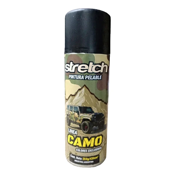 Pintura Pelable Línea Camo Vinilo camuflado negro