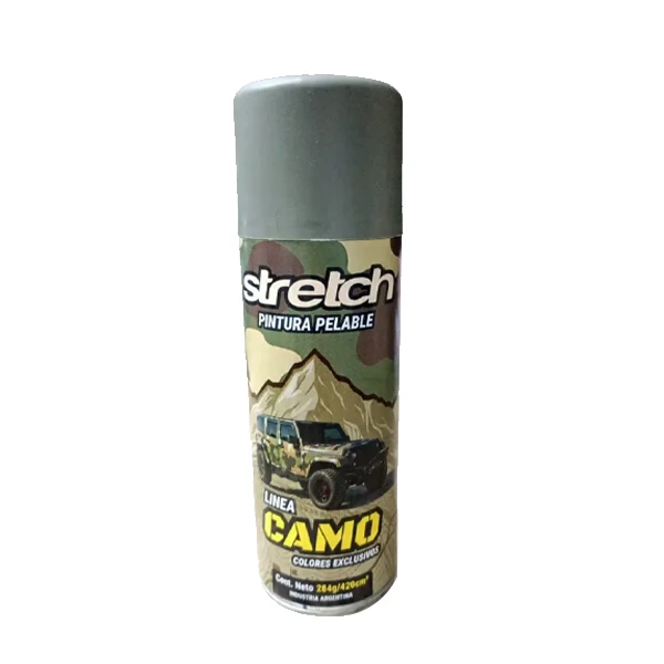 Pintura Pelable Línea Camo Vinilo camuflado verde