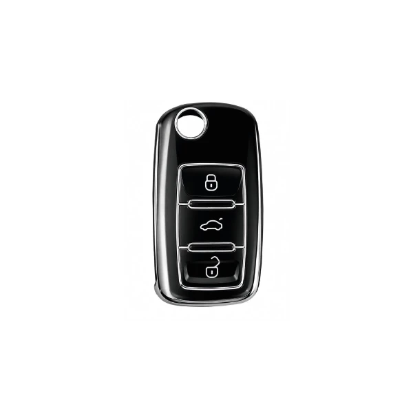 FUNDA TPU VW Bora/Vento 3 Botones Navaja